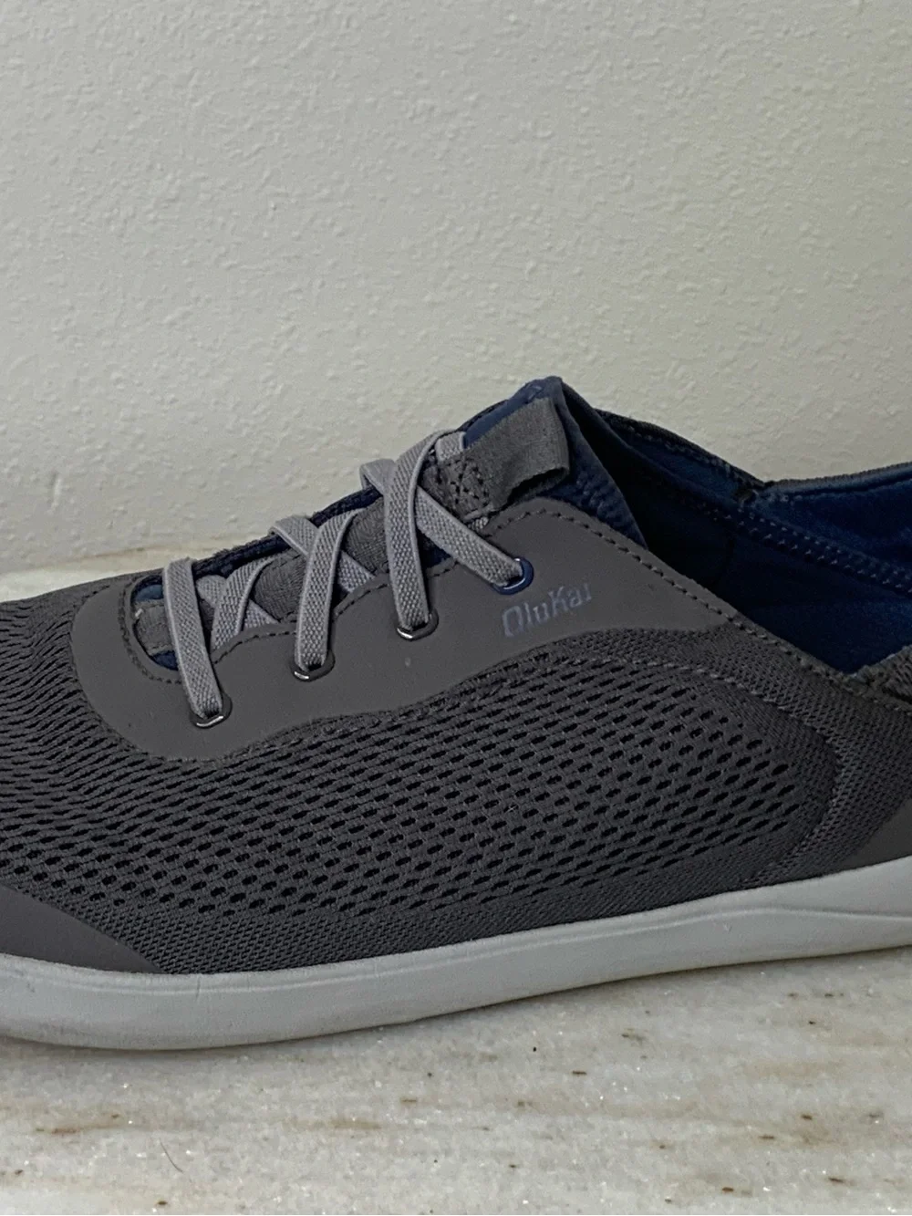 OluKai shoes boat Men's 11.5 “Moku Pae” Grey ocean shoe